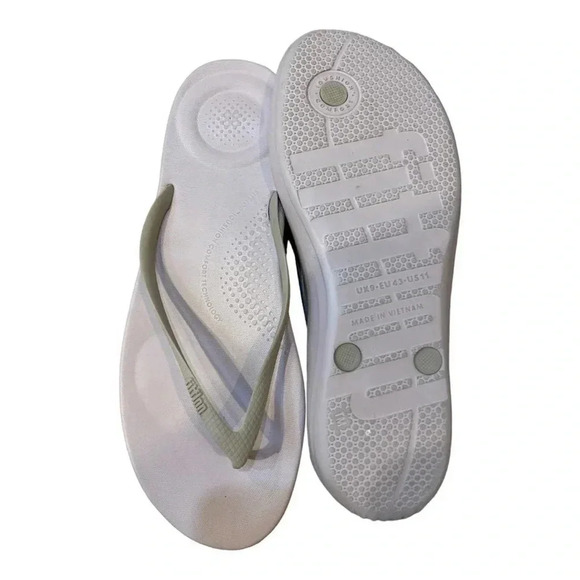 Fitflop thong flip flops light pink size 11 - Picture 4 of 6